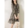 Vestido de Seda Vintage 2026 Estilo Verano Elegante para Mujer Estilo Francés Suave Vestido de Seda para la Hora del Té