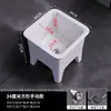 Lavabo Pequeño Multifuncional para Baño Exterior para Uso Doméstico, Lavabo de Cerámica para Fregar Balcones y Pisos