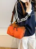 Bolso bandolera ligero de gran capacidad para mujer, hecho de tela de nailon, portátil, estampado a cuadros, multibolsillos, adecuado para viajes y desplazamientos, bolso de hombro versátil