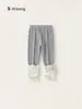 Ropa para Niños Bangxuan 2026 Otoño Pantalones Ajustados para Niñas Estilo Coreano Pantalones Plisados Pantalones Lisos para Niños Leggings para Niñas