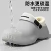 Pantuflas de Algodón Impermeables 3D para Mujer Invierno 2026 Nueva Ropa de Casa Cubierta de Talón Antideslizante para Exteriores Cálida Suela Gruesa Pantuflas de Algodón para Pareja para Hombre