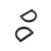 Accesorios de ropa de equipaje de fábrica Hebilla D de 15 mm Anillo D de plástico cinco puntos con hebilla D de plástico