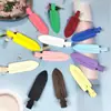 Pinzas Laterales Metálicas de Colores Caramelo, Pinzas Hermosas sin Costuras para Niña, Pintura de Goma, Accesorios para el Cabello Versátiles de Alta Gama para Celebridades Femeninas de Internet, Estilo Popular
