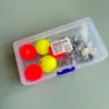 Conjunto de Pesca Luoyang Qiuqiu Modelo Eva Boia Isca Pesca Carpa Capim Boia Deslizante Conjunto de Linha de Pesca Bola Boia Boia de Pesca