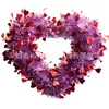Guirnalda de Corazón Rojo Brillante Soñadora para el Día de San Valentín Transfronterizo Decoración de Boda Festival Adornos Colgantes para el Hogar Fabricante Mayorista