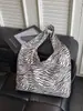 Bolso Leopardo de Gran Capacidad Transfronterizo para Mujer 2025 Nueva Moda Versátil Bolso de Hombro Retro Casual Bolso Tote para Viaje