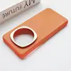Venta de liquidación: Funda de Cuero de Bloques de Color de Moda para Honor Magic6 con Recortes Amplios, Funda Protectora Magic6