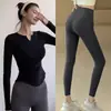 Top de Yoga para Mujer, Manga Corta Deportiva Modelo Nuevo 2026, Camiseta de Manga Larga de Secado Rápido para Running, Fitness, Pilates, Juego de Camisetas