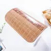 Esterilla fresca de verano rodajas de almohada de bambú uso a doble cara esterilla de almohada fresca de verano un par persona individual ratán almohada cuero doble persona cojín de almohada de bambú
