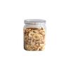 Bote cuadrado para snacks de 1350ml Bote para galletas Bote sellado de plástico transparente con tapa de cristal Bote para alimentos Cubo de plástico de almacenamiento