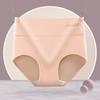Ropa interior de algodón puro de plástico ligero de cintura alta para mujer, talla grande, cómoda, transpirable, para abdomen y cadera, que no se ajusta a la cadera ni a la entrepierna.