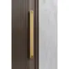 Nova Maçaneta de Vidro Bronze Antigo Estilo Chinês para Portas de Quartos Privados de Hotel, Salões de Banquetes e Lojas, Maçaneta de Porta de Madeira Maciça de Abertura Dupla com Design Patenteado