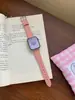 Adecuado para Apple S10 Watch Iwatch98765Se Correa de Piel de Becerro Granulada Huawei Gt5/Gt4 Femenino