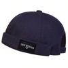 Sombrero Bombín Verano Delgado para Hombre y Mujer Moderno Japonés Hip-Hop Sombrero Hostal Retro Casual Calle Pícaro Yuppie