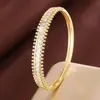 Pulseira Criativa em Formato de Bala com Fileira Única de Zircônia, Pulseira de Cobre Fashion e de Alto Padrão, Exclusivamente para Vendas Transfronteiriças, Direto do Fabricante