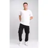 Lazada Aliexpress Comércio Exterior Transfronteiriço Multi-Bolsos Roupa de Trabalho Calças Casuais Masculinas Cordão Esportivo Calças Longas Atacado em Estoque