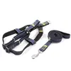 Coleira para Cachorro Ajustável Conjunto de Corda de Tração Estilo Cowboy Moda Forte Resistente à Mordida Corda para Passeio de Cachorro Corrente para Gato Fornecimento Direto da Fábrica