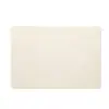 Porta-copos Simples com Textura de Seda, Porta-pratos de Couro, Porta-pratos de Jantar Estilo Ocidental Dupla Face, Processamento OEM, Estampagem a Quente e Impressão de Logotipo