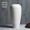 Decoración de Jarrón de Cerámica Jingdezhen para Sala de Estar, Adorno de Estilo Chino Nuevo de Lujo Ligero, Maceta Grande Vintage Hecha a Mano
