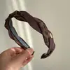 Diadema Retro Francesa con Estampado de Leopardo para Mujer, Gama Alta, Estilo Occidental y Pasador Versátil, Nuevo Estilo 2025, Diadema de Presión para el Cabello sin Marcas para Salir