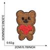 Parche Accesorios de Ropa Parche Bordado Dibujo Animado Original Comida Animal Iqo Wappen Parche Bordado Parche Tela