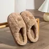Nuevas pantuflas de algodón de suela gruesa para mujer, invierno 2026, cálidas y antideslizantes para interior en casa, pantuflas de suelo para parejas con forro de felpa, estilo masculino