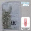 Accesorios de Uñas de Moda con Pedrería Plana de Alto Brillo y Alta Transparencia, Pedrería Checa Color AB, Decoraciones para Uñas que No se Caen al por Mayor