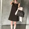 Vestido sin mangas minimalista estilo 'old money' para mujer, elegante vestido de tirantes sin mangas, vestido relajado estilo 'old money'