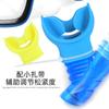 Tubo de respiración para snorkel, Boquilla secundaria de silicona, Natación, Surf, Regulador de boca para buceo profundo, Accesorios para equipo submarino