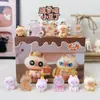 Nuevo Gato Siamés de Dibujos Animados Little Bean Caja Sorpresa Expresiones de Gato Creativas Decoración de Escritorio Juguete de Moda Figura Regalo Venta al por Mayor