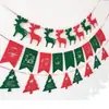 Banderín Navideño de Fieltro, Colgante Decorativo Creativo de Fieltro, Suministros y Decoraciones Navideñas para Exhibición en Centro Comercial