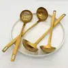 Cuchara Colador para Fondue 304 Set de Cucharas para Fondue Cuchara Sopera de Acero Inoxidable Cuchara para Gachas Casera Cuchara de Mango Largo Grande Pequeña