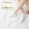 Meias femininas Zhuji primavera e verão cano curto boca rasa simples renda fina lateral baixa cor sólida masculinas invisíveis barco Meias atacado