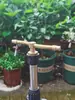 Aspersor giratorio de tres/cuatro brazos de 4 minutos, riego de césped de 360 grados, aspersor de riego, aspersor rociador automático para riego de flores en el techo, rociar agua