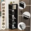 Armário de Sapatos Simples para Uso Doméstico na Sala de Estar, Quarto, Dormitório, Sapateira de Plástico, Prateleira de Armazenamento Multi-Camadas à Prova de Poeira para Entrada, Tipo de Chão