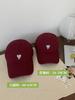 Gorra de béisbol extragrande Blue Love para mujer, con cara de otoño, pequeña, ajustada, estilo cyber celebridad, con visera grande y combinable.