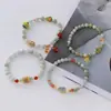Nuevo Pulsera de Agata Roja, Jade y Cristal de Estilo Chino, Nicho de Lujo Retro para Mujer, Pulsera con Colgante de Calabaza de Estilo Nacional de Verano