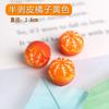 Cola de Resina em Forma de Pequena Laranja Descascada Peças de Resina Materiais Artesanais DIY Gato de Resina Cristalizada Mahjong