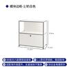 Gabinete Modular Usado Aparador de Acero Inoxidable Fábrica Ins Gabinete de TV Minimalista Moderno Arcón