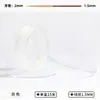 Fio Elástico de Cristal 0,8mm 60m Resistente ao Desgaste Fio para Contas Fio de Jade Artesanal DIY Pulseira Joia Venda Direta da Fábrica
