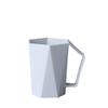 Venta al por mayor de taza de gárgaras de diamante para el hogar, taza de cepillo para pareja con asa, taza de gárgaras de plástico simple y creativa a la moda, soporte para dientes