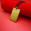 Collar Colgante Estilo Chino Galvanizado para Hombres y Mujeres, Accesorios de Aleación Estilo Chino, Pequeña Decoración de Regalo, Cadena para Suéter al por Mayor