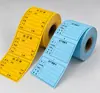 Papel Sintético PP Etiqueta Colgante Impermeable Personalización Rollo Rollo Empaquetado Impermeable Etiqueta Colgante Certificado de Calificación Tarjeta de Identificación Tarjeta Colgante Impresión