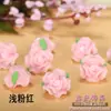 Accesorios de Flor de Arcilla Blanda de 17 mm Fabricante Cuentas de Rosa Hecho a Mano DIY Pasador de Estilo Antiguo Tocado Materiales para Accesorios del Cabello