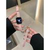 Para Apple Watch Apple 8 Correa Estilo Pequeño Fragante Camelia Doble Círculo Diamante iwatch67 Correa Nicho
