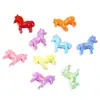 Bestseller del Año del Caballo: Cuentas Acrílicas de Pony Arcoíris Recubrimiento UV Cuentas 3D Llavero Collar Correa de Teléfono Accesorios