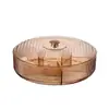 Mesa de centro com bandeja de frutas 2026 prato de frutas galvanizado com garfo, novo modelo para sala de estar caixa de armazenamento de lanches com alça, caixa de doces