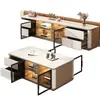 Mueble de TV de pizarra para sala de estar, uso doméstico, mueble de almacenamiento independiente, combinación integrada de mueble de TV alto de madera maciza y mesa de centro