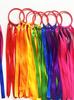 Amazon Danza del Arco Iris Cometa de Mano Cinta de Colores Juguete de Cinta Pulsera de Cinta Accesorios Deportivos