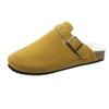 Sandalias Transfronterizas Europeas y Americanas para Mujer, Medias Pantuflas de Verano, Zapatos Perezosos de Punta Abierta Talla Grande para Usar Afuera, Medias Pantuflas Boken Transfronterizas, Venta al por Mayor Talla Grande